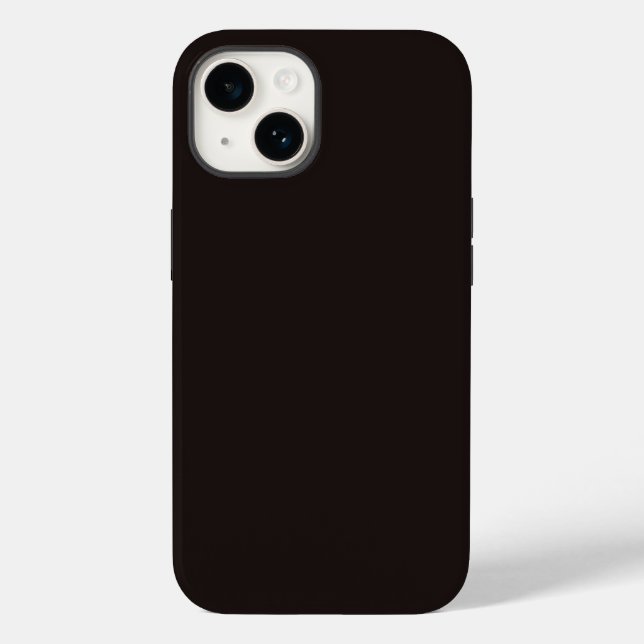 Coque Case-Mate iPhone Licorice Black Tough iPhone 14 Coque (Verso)