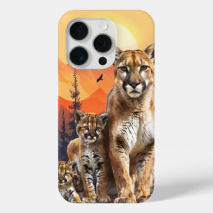 Coque Case-Mate iPhone Lion de montagne et petits iPhone / coque ipad