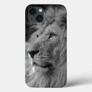 Coque Case-Mate iPhone Lion noir et blanc - Animal sauvage