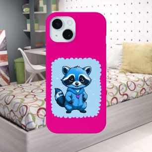 Coque Case-Mate iPhone Little Raccoon En Blue iPhone / coque ipad