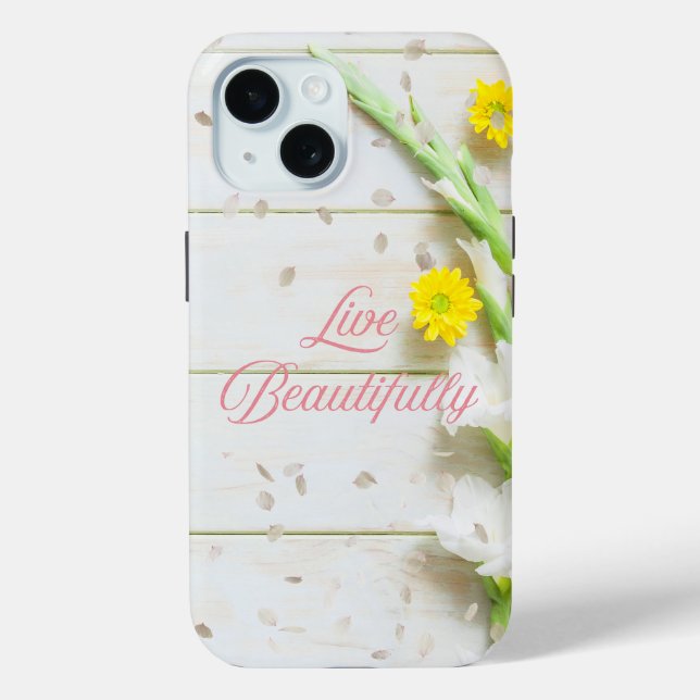 Coque Case-Mate iPhone Live Beautiful - iPhone / coque ipad (Verso)