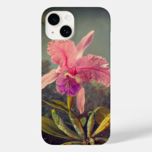 Coque Case-Mate iPhone L'orchidée de Cattleya et trois colibris Heade