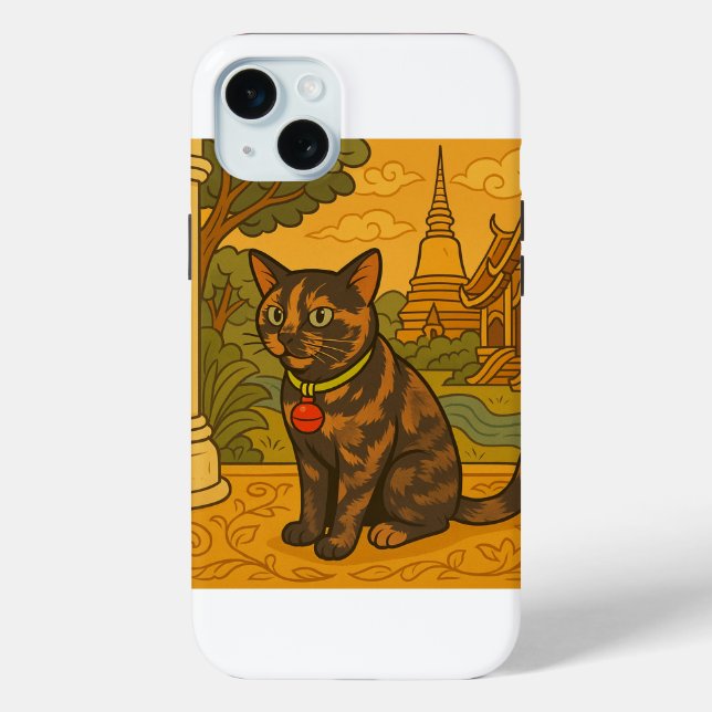 Coque Case-Mate iPhone Lovely coque iphone de chats Siam (Verso)