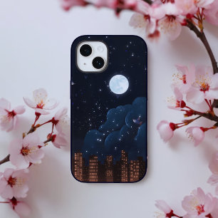Coque Case-Mate iPhone Lune, Empire State Night Sky   Coque iPhone 14  