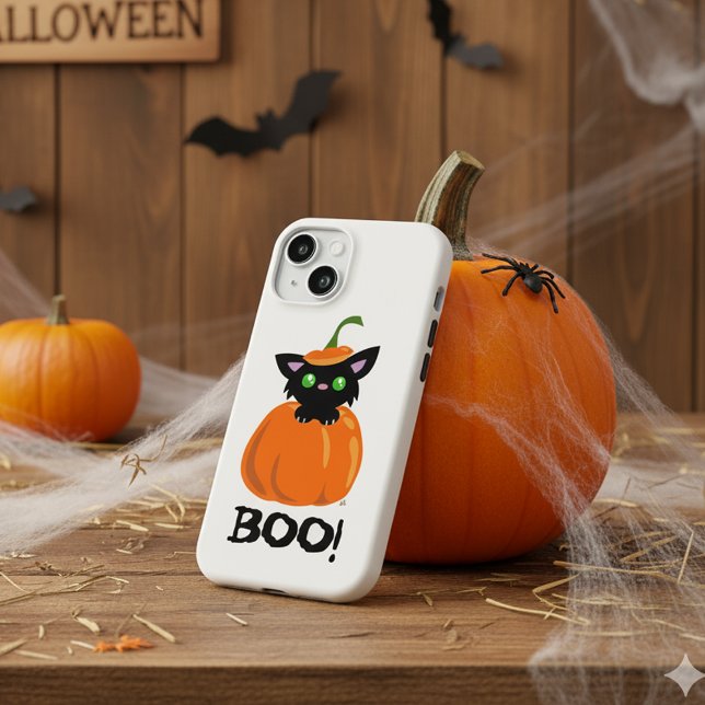 Coque Case-Mate iPhone Magnifique Black Kitty Boo ! Coque iphone d'Hallow (Créateur téléchargé)