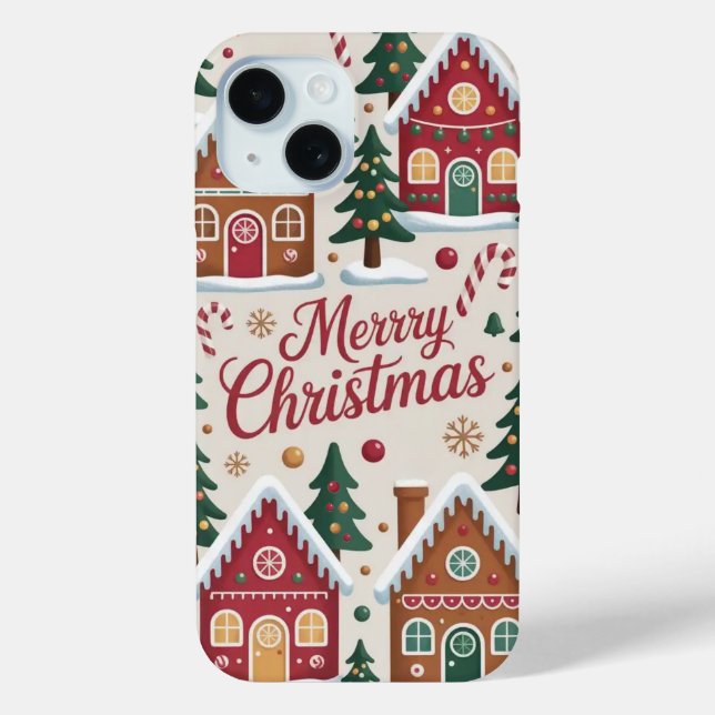 Coque Case-Mate iPhone Maison en pain d'épice de Noël iPhone / coque ipad (Verso)