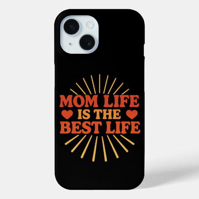 Coque Case-Mate iPhone Maman Life est la meilleure vie iPhone / coque ipa (Verso)