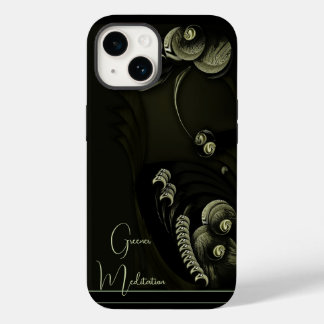 Coque Case-Mate iPhone "Méditation plus verte", Coque Apple iPhone 14