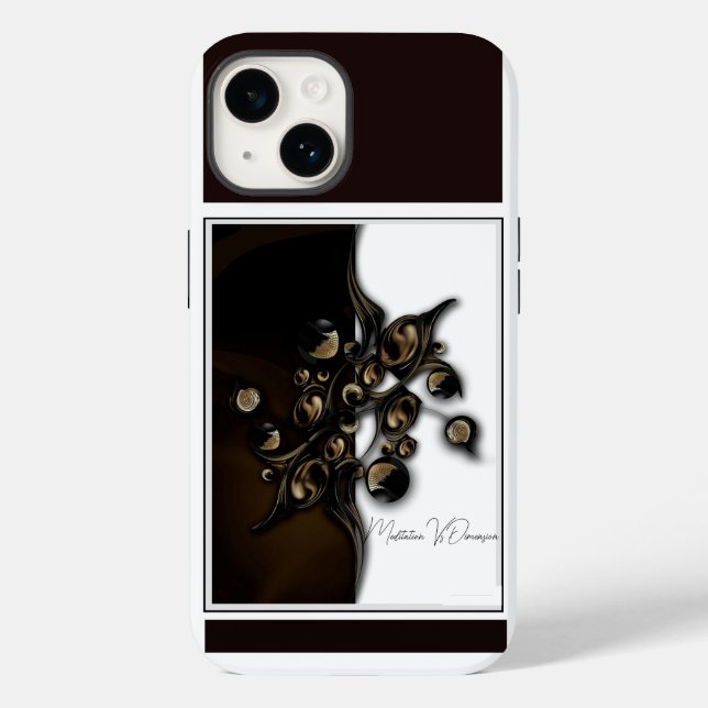 Coque Case-Mate iPhone "Méditation Vs Dimension", Coque Apple iPhone 14 (Verso)