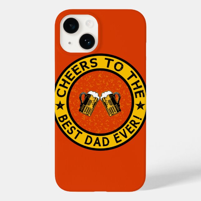 Coque Case-Mate iPhone MEILLEUR coque iphone personnalisé DAD EVER (Verso)