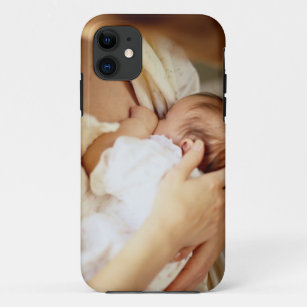 Coque Case-Mate iPhone Mère allaitant le bébé (1-3 mois)