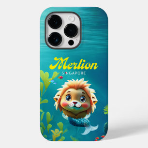 Coque Case-Mate iPhone Mérlion de Singapour pour iPhone 14 Pro Coque
