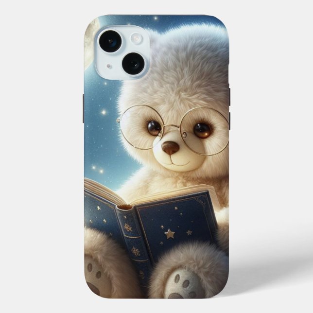 Coque Case-Mate iPhone Midnight Tales Plush Teddy Bear coque iphone (Verso)