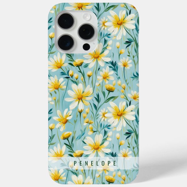 Coque Case-Mate iPhone Modèle floral peint coque iphone personnalisé (Verso)