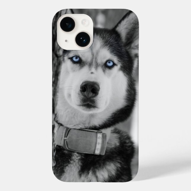 Coque Case-Mate iPhone Mon bébé coque iphone d'yeux bleus (Verso)