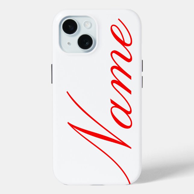 Coque Case-Mate iPhone mon nom - beau coque iphone (Verso)