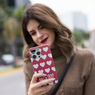 Coque Case-Mate iPhone Monogramme Coeurs iPhone / coque ipad