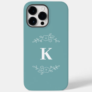 Coque Case-Mate iPhone monogramme floral blanc iPhone / coque ipad