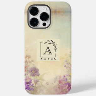 Coque Case-Mate iPhone Monogramme personnalisé iPhone 14 Pro Max Coque
