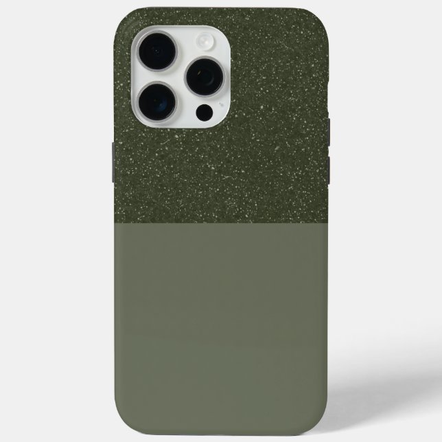 Coque Case-Mate iPhone Moss Green Duo coque iphone personnalisable (Verso)