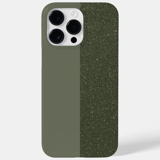 Coque Case-Mate iPhone Moss Green Duo Texture iPhone 14 Pro Max Coque (Verso)