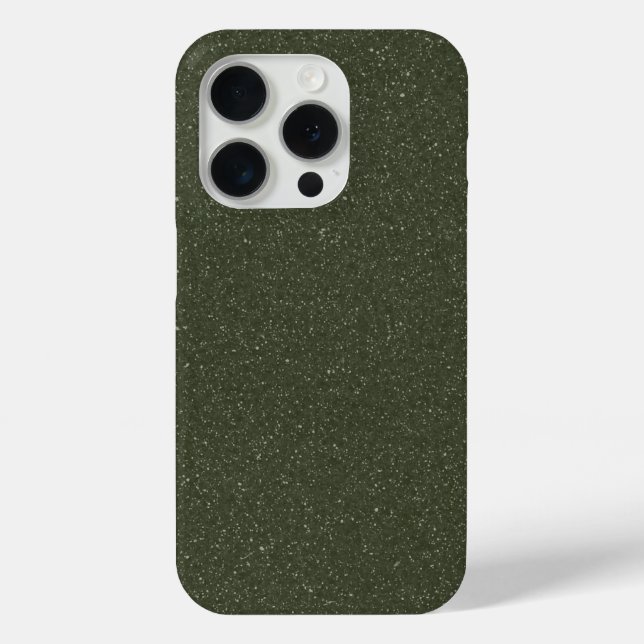 Coque Case-Mate iPhone Moss Green Noise iPhone 15 Pro Coque - Personnalis (Verso)