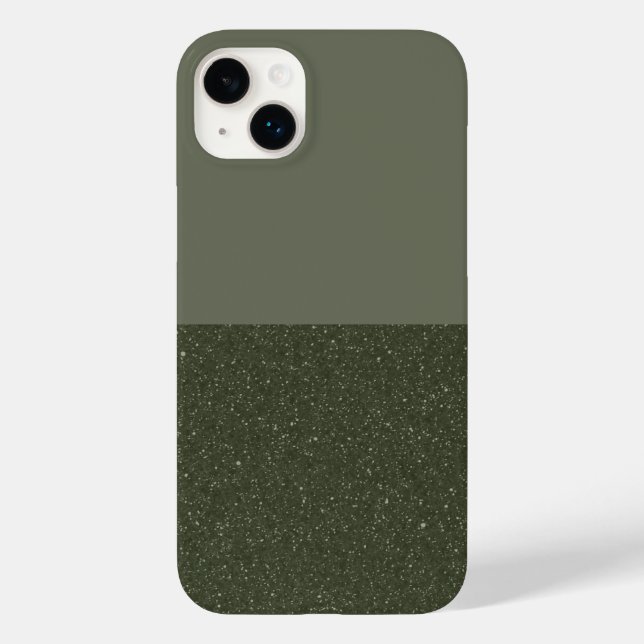 Coque Case-Mate iPhone Moss Green Split iPhone 14 Plus Coque - Personnali (Verso)