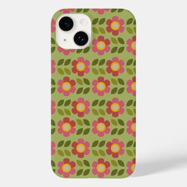 Coque Case-Mate iPhone MOSSY BLOOM - coque iphone botanique (Verso)