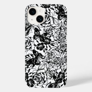 Coque Case-Mate iPhone Motif floral noir et blanc coque iphone