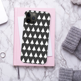 Coque Case-Mate iPhone Motif Scandi Tree   Noir et blanc minimaliste