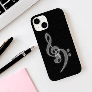 Coque Case-Mate iPhone Musique - Treble et Bass Clef iPhone 14 Coque