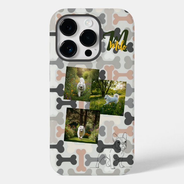 Coque Case-Mate iPhone My Furry Crew : Chien personnalisé iPhone / coque  (Verso)