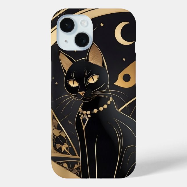 Coque Case-Mate iPhone Mystic Night Guardian iPhone 15 coque (Verso)