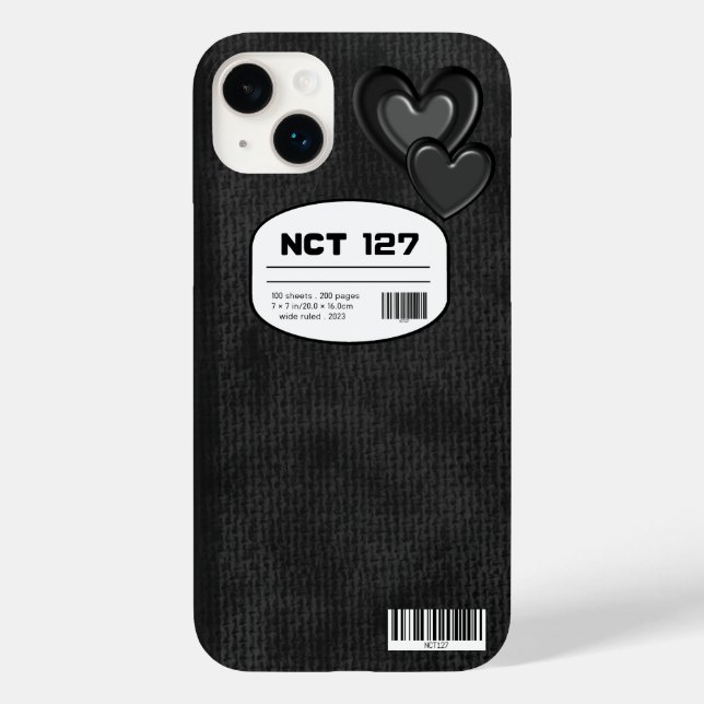 Coque Case-Mate iPhone NCT 127 coque iphone de couverture Carnet inspiré (Verso)