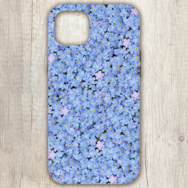 Coque Case-Mate iPhone Ne m'oubliez pas Blue Floral iPhone / coque ipad (Blue Floral Forget me not flowers photographed in my yard. Cute little blue flowers.)