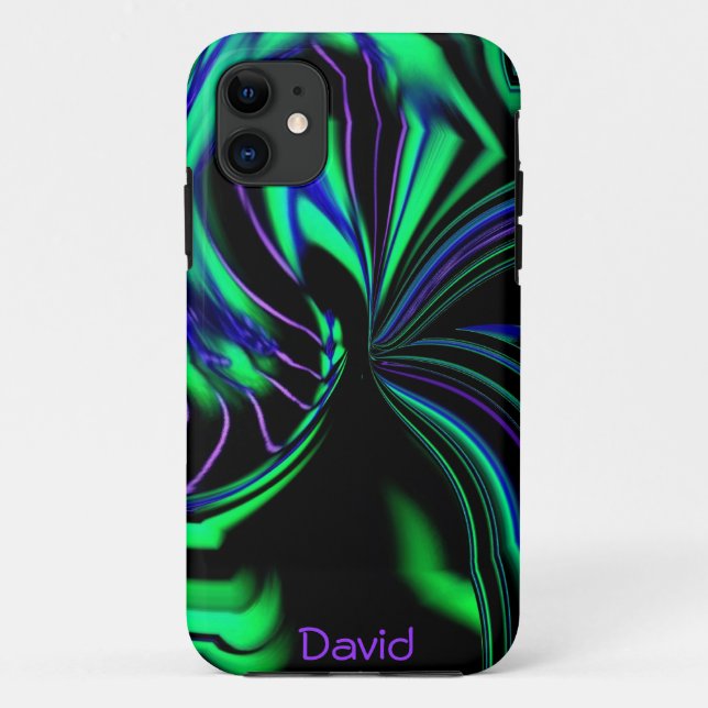 Coque Case-Mate iPhone Neon Alien Aura iPhone 5 Coque *Personnaliser* (Dos)