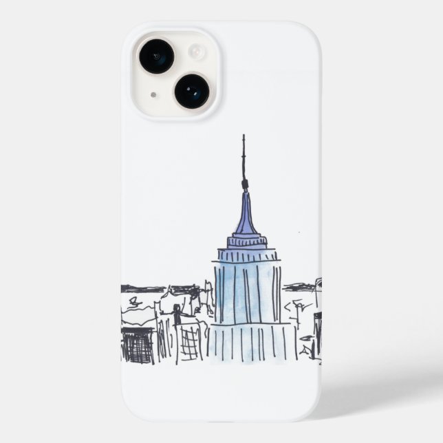 Coque Case-Mate iPhone New York Empire State Building iPhone / coque ipad (Verso)