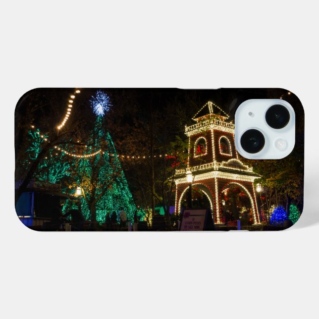 Coque Case-Mate iPhone Noël à Silver Dollar City 2 coque iphone (Verso (horizontal))