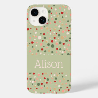 Coque Case-Mate iPhone Noël Confetti Polka Dot coque iphone