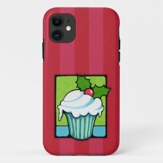Coque Case-Mate iPhone Noël Holly Cupcake rouge iPhone 5 Coque