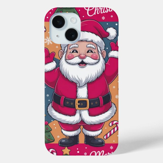 Coque Case-Mate iPhone Noël Noël Noël Santa Clause iPhone / coque ipad (Verso)