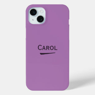 Coque Case-Mate iPhone Nom Dark personnalisé sur Lavender