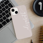 Coque Case-Mate iPhone Nom de calligraphie simple<br><div class="desc">Ajoutez votre nom dans la police d'écriture manuscrite.</div>