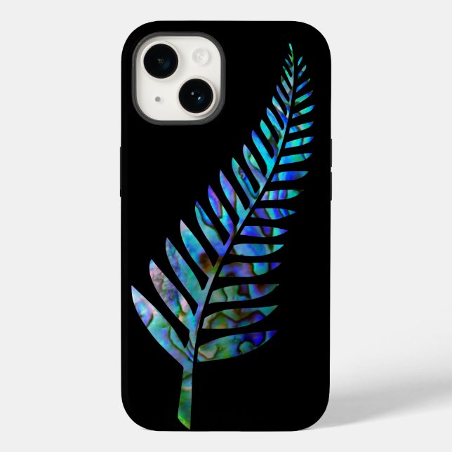 Coque Case-Mate iPhone NOUVELLE-ZÉLANDE FERN PAUA Coque-Mate coque iphone (Verso)
