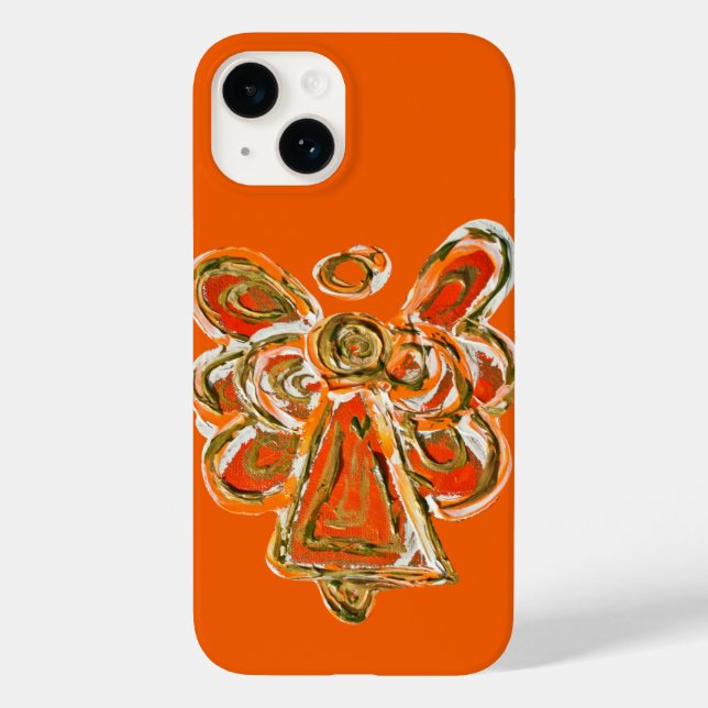 Coque Case-Mate iPhone Orange Guardian Angel Art coque iphone personnalis (Verso)