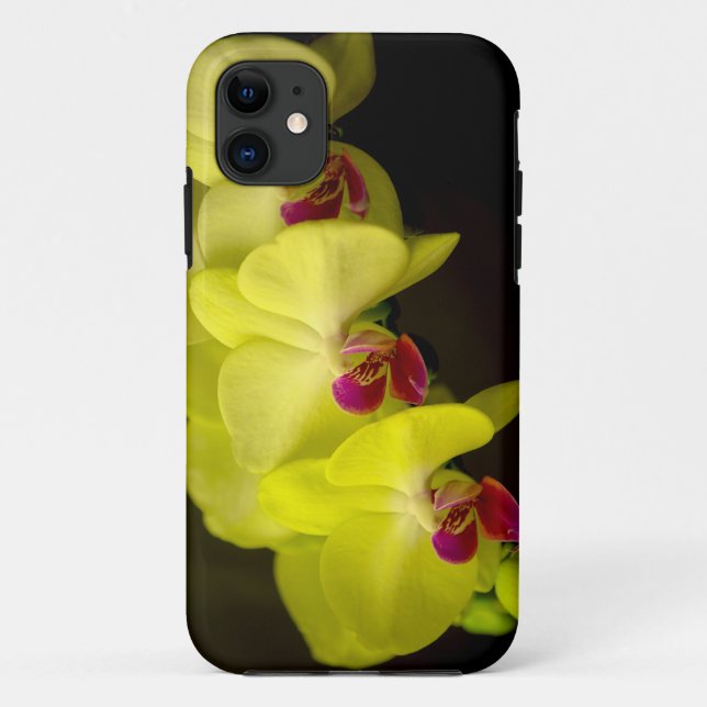 Coque Case-Mate iPhone Orchidée jaune - coque iphone (Dos)