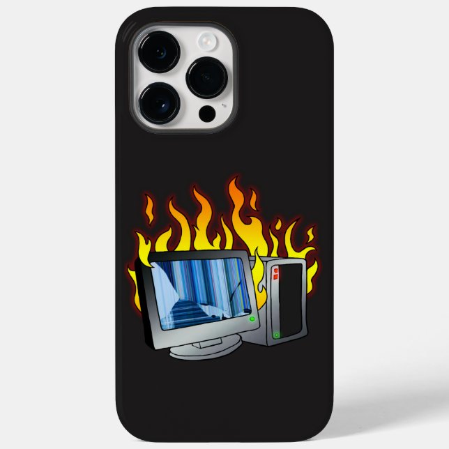 Coque Case-Mate iPhone Ordinateur Fire iPhone / coque ipad (Verso)