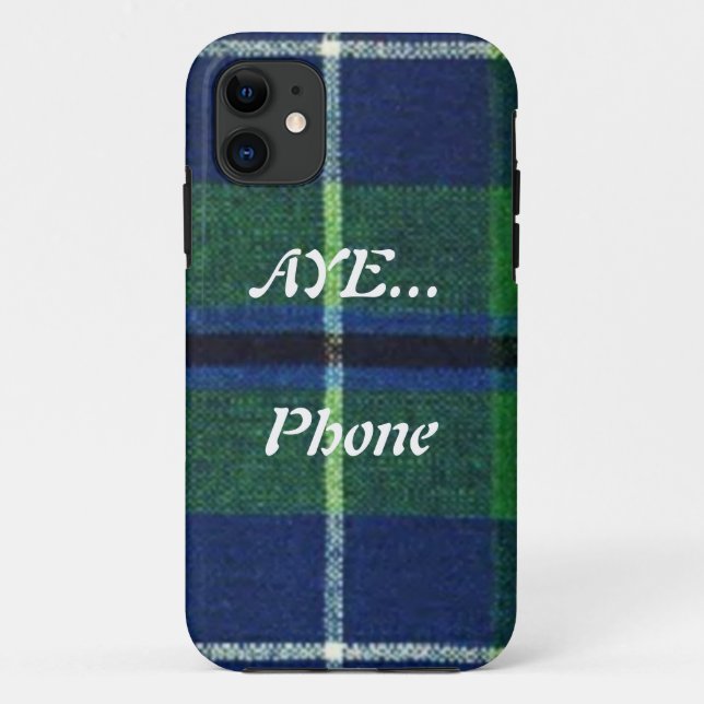Coque Case-Mate iPhone Oui coque iphone de tartan de "humour d'écossais" (Dos)