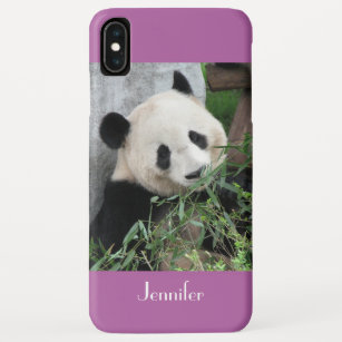 Case-Mate iPhone Case Panda géant mignonne, violet, Orchidée rayonnante,