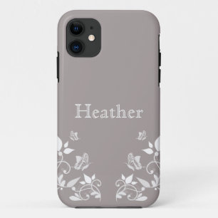 Coque Case-Mate iPhone Papillon ivoire Floral BT iPhone 5 Coque
